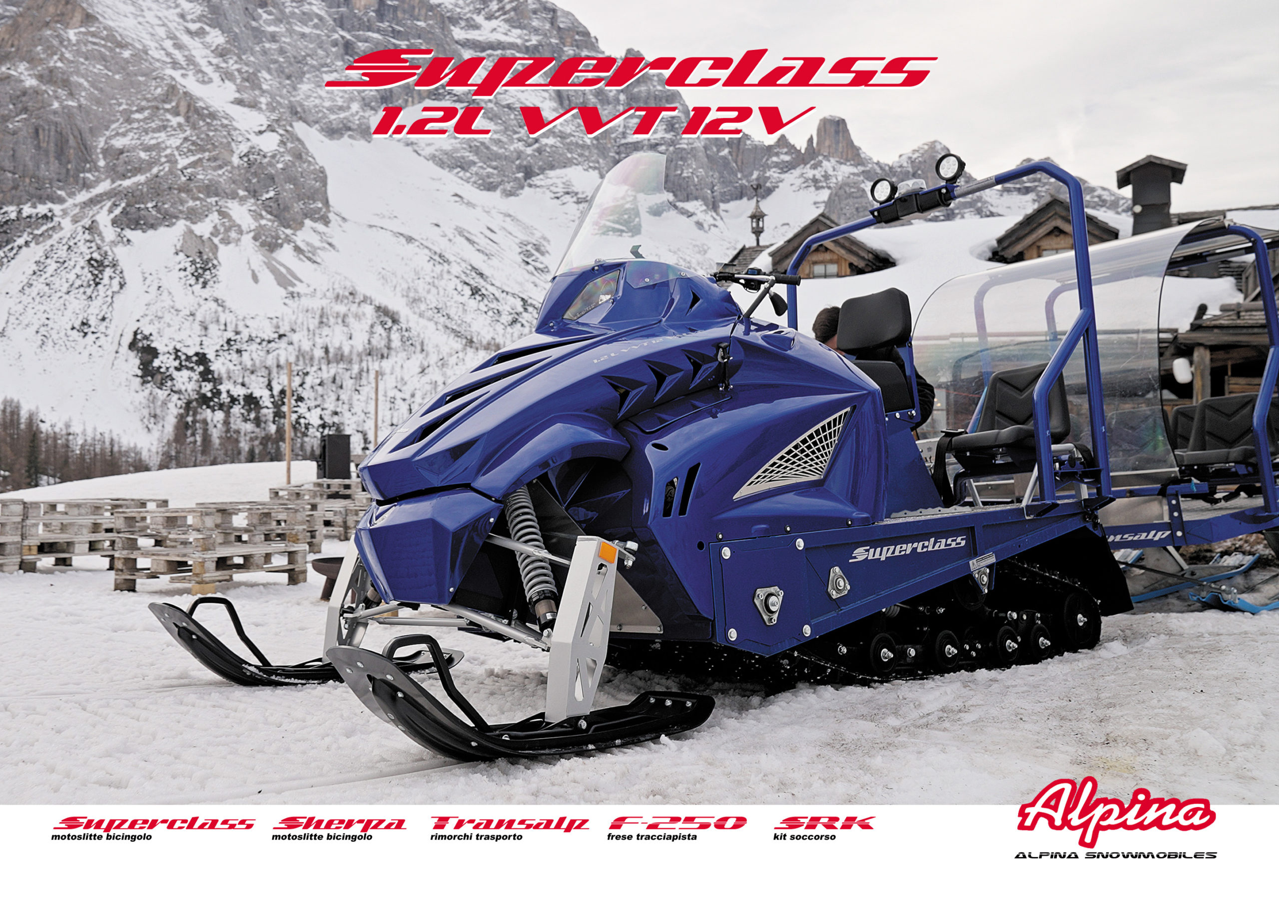 Snowmobile SUPERCLASS 1.2L VVT 12V - Alpina Snowmobiles